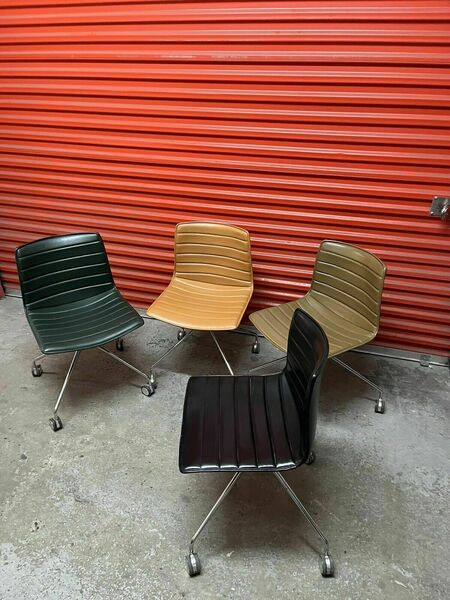 Arper Catifa 46 Studio / Office Chairs Camel Leather