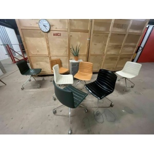 Arper Catifa 46 Studio / Office Chairs Camel Leather