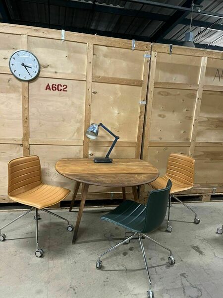Arper Catifa 46 Studio / Office Chairs Camel Leather