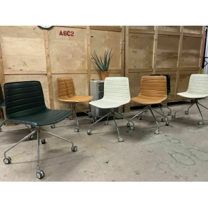 Arper Catifa 46 Studio / Office Chairs Camel Leather