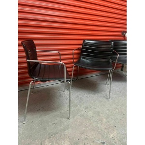 Arper Catifa 53 Chair Black Leather Studio : Dining