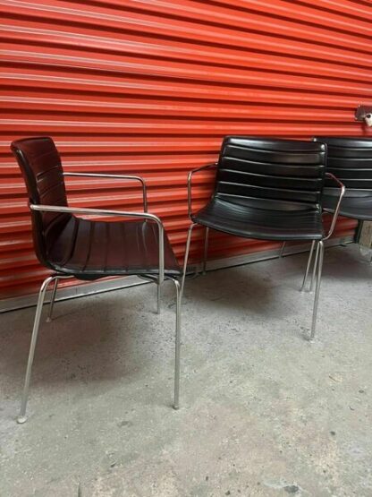 Arper Catifa 53 Chair Black Leather Studio : Dining
