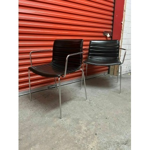 Arper Catifa 53 Chair Black Leather Studio : Dining