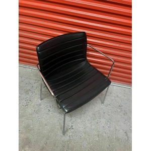 Arper Catifa 53 Chair Black Leather Studio : Dining