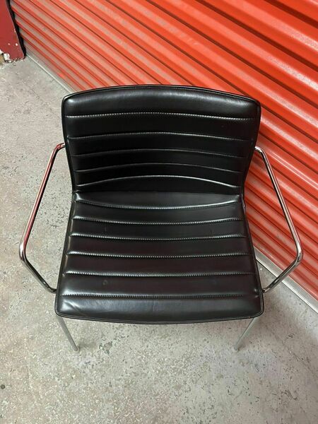 Arper Catifa 53 Chair Black Leather Studio : Dining