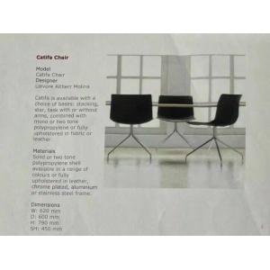Arper Catifa 53 Chair Leather Studio : Dining Chair