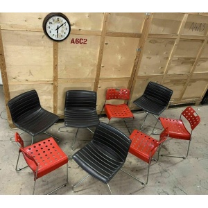 Arper Catifa 53 Leather Studio Chair: / Omk Chair Mismatched Sets Available