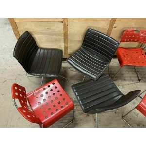 Arper Catifa 53 Leather Studio Chair: / Omk Chair Mismatched Sets Available