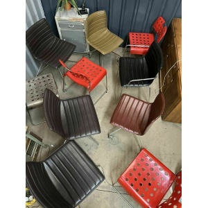 Arper Catifa 53 Leather Studio Chair: / Omk Chair Mismatched Sets Available