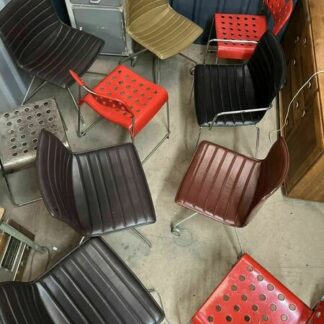 Arper Catifa 53 Leather Studio Chair: / Omk Chair Mismatched Sets Available