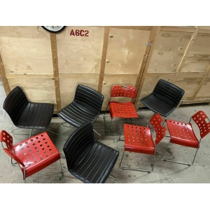 Arper Catifa 53 Leather Studio Chair: / Omk Chair Mismatched Sets Available
