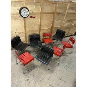 Arper Catifa 53 Leather Studio Chair: / Omk Chair Mismatched Sets Available