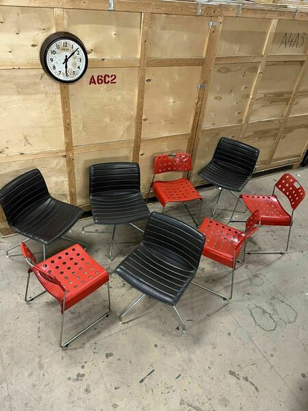 Arper Catifa 53 Leather Studio Chair: / Omk Chair Mismatched Sets Available