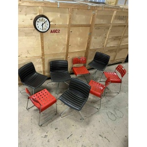 Arper Catifa 53 Leather Studio Chair: / Omk Chair Mismatched Sets Available