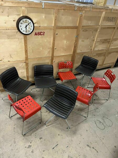 Arper Catifa 53 Leather Studio Chair: / Omk Chair Mismatched Sets Available