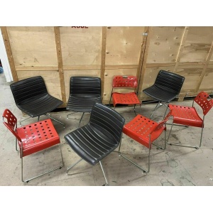 Arper Catifa 53 Leather Studio Chair: / Omk Chair Mismatched Sets Available