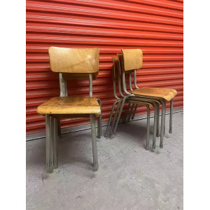 Bauhaus Style Stacking Chair Suit Cafe / Bar / Tv Prop Six Available