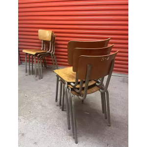 Bauhaus Style Stacking Chair Suit Cafe / Bar / Tv Prop Six Available