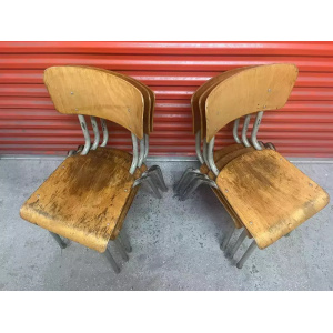 Bauhaus Style Stacking Chair Suit Cafe / Bar / Tv Prop Six Available