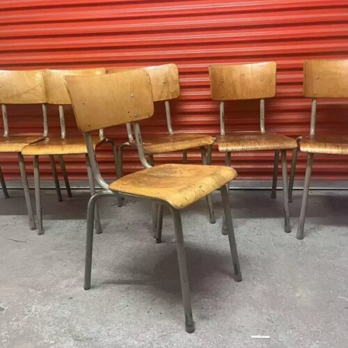 Bauhaus Style Stacking Chair Suit Cafe / Bar / Tv Prop Six Available