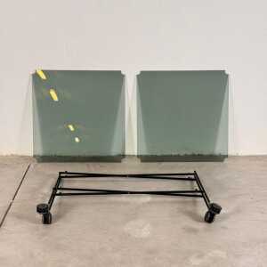 "Biplano" Coffee Table by Bruno Munari for Robots, Milan, 1972