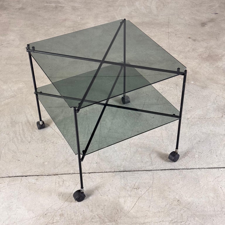 "Biplano" Coffee Table by Bruno Munari for Robots, Milan, 1972