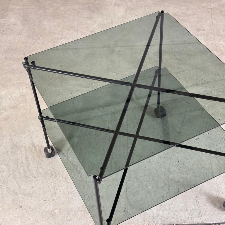 "Biplano" Coffee Table by Bruno Munari for Robots, Milan, 1972