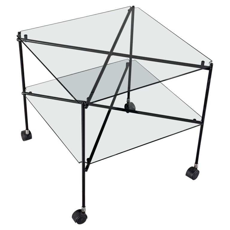 "Biplano" Coffee Table by Bruno Munari for Robots, Milan, 1972