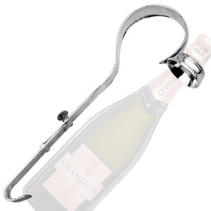 A rare & very good antique silver plate Champagne Wine Bottle Holder C.19thC