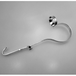 A rare & very good antique silver plate Champagne Wine Bottle Holder C.19thC