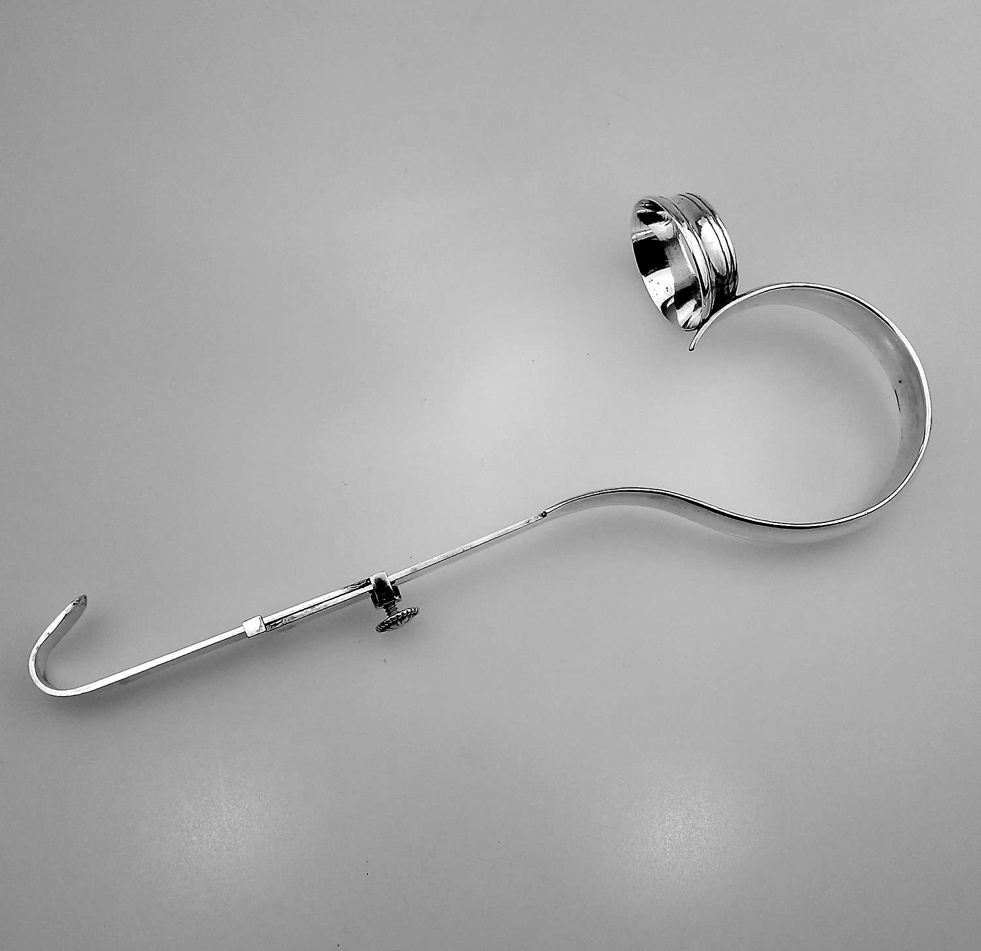 A rare & very good antique silver plate Champagne Wine Bottle Holder C.19thC