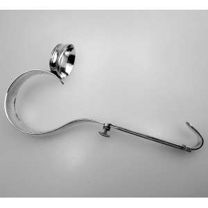 A rare & very good antique silver plate Champagne Wine Bottle Holder C.19thC