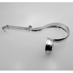 A rare & very good antique silver plate Champagne Wine Bottle Holder C.19thC
