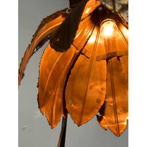Brutalist Brass Hanging Lamp by Sven Aage Jensen for Holm Sørensen, 1960s