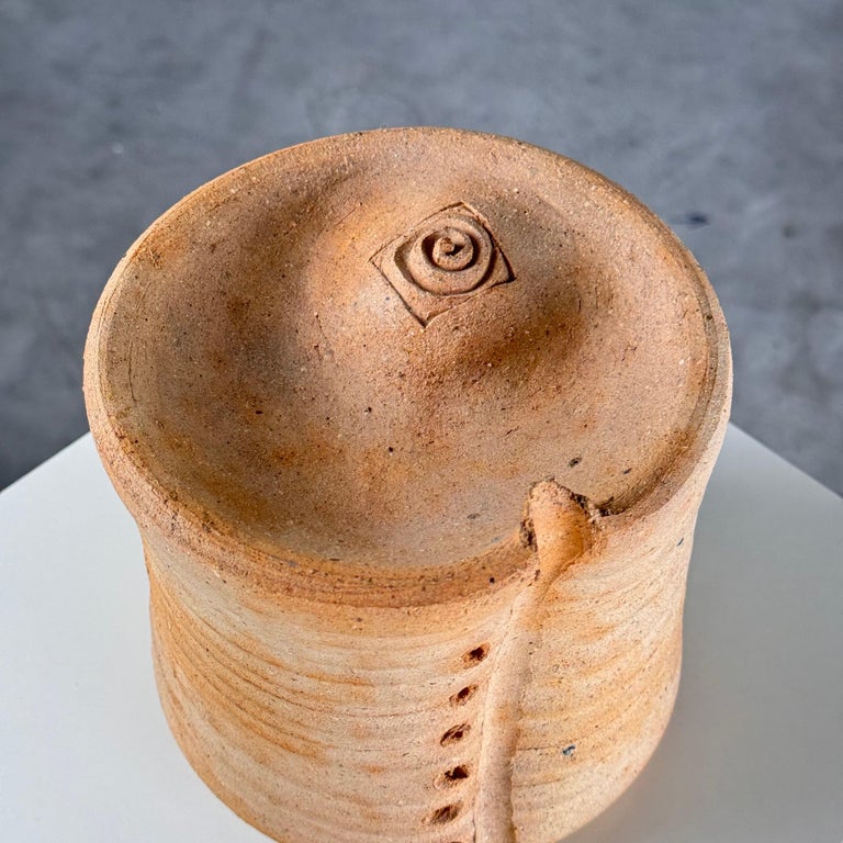 Button Jar Ceramic Decorative Object by Giancarlo Scapin, Italy, 1970s