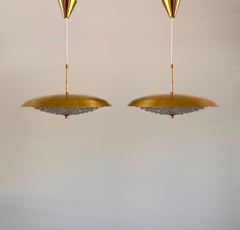Carl Fagerlund Pendant Chandeliers for Lyfa, Denmark, 1970s