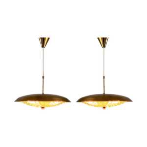 Carl Fagerlund Pendant Chandeliers for Lyfa, Denmark, 1970s