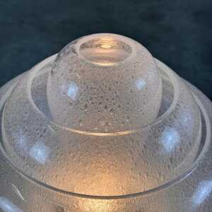 Carlo Nason for Mazzega, 'Lotus' Table Lamp, Pulegoso Glass, 1960s Design