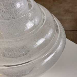 Carlo Nason for Mazzega, 'Lotus' Table Lamp, Pulegoso Glass, 1960s Design
