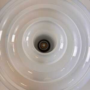 Carlo Nason LT305 'Lotus' Table Lamp for Mazzega, Opalescent Glass, 1960s Design