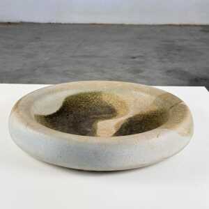 Ceramic Centerpiece by Franco Bucci for Laboratorio Pesaro, 1970s, Signed