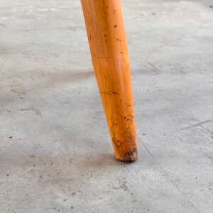 Charlotte Perriand Pine Wood 'Berger' Stool, France, 1960s