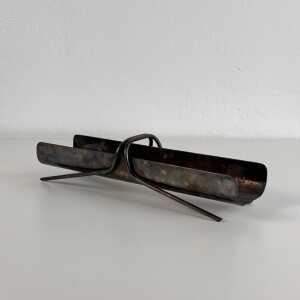 Christofle Silver-Plated Breadstick Holder Attributed to Gio Ponti, 1950s