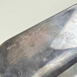 Christofle Silver-Plated Breadstick Holder Attributed to Gio Ponti, 1950s
