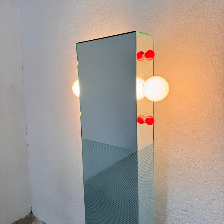 Contemporary "Shibam 2" Totem Mirror by Ettore Sottsass Jr. for Glas Italia
