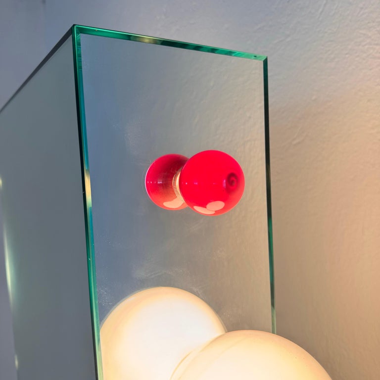 Contemporary "Shibam 2" Totem Mirror by Ettore Sottsass Jr. for Glas Italia