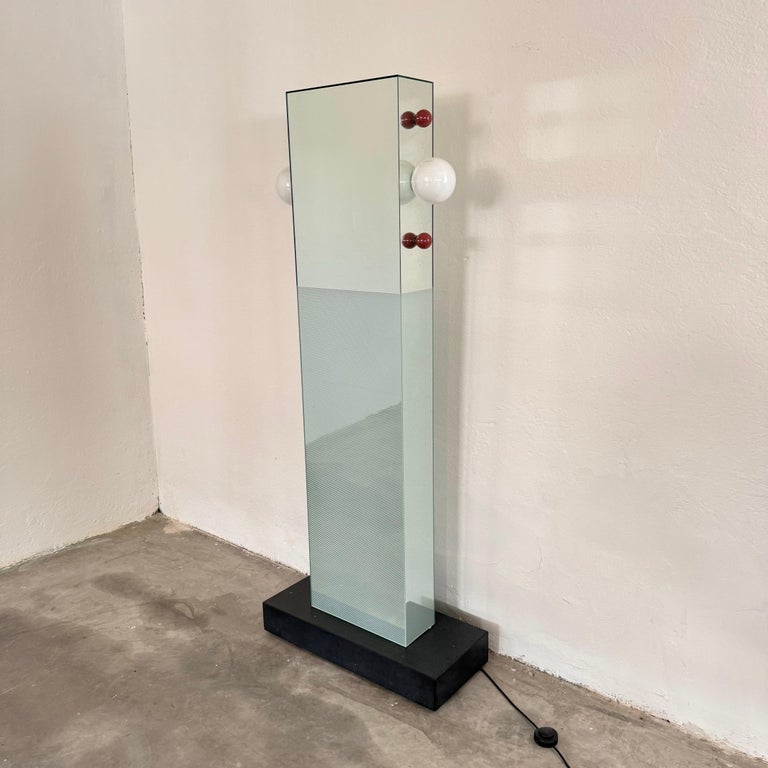 Contemporary "Shibam 2" Totem Mirror by Ettore Sottsass Jr. for Glas Italia