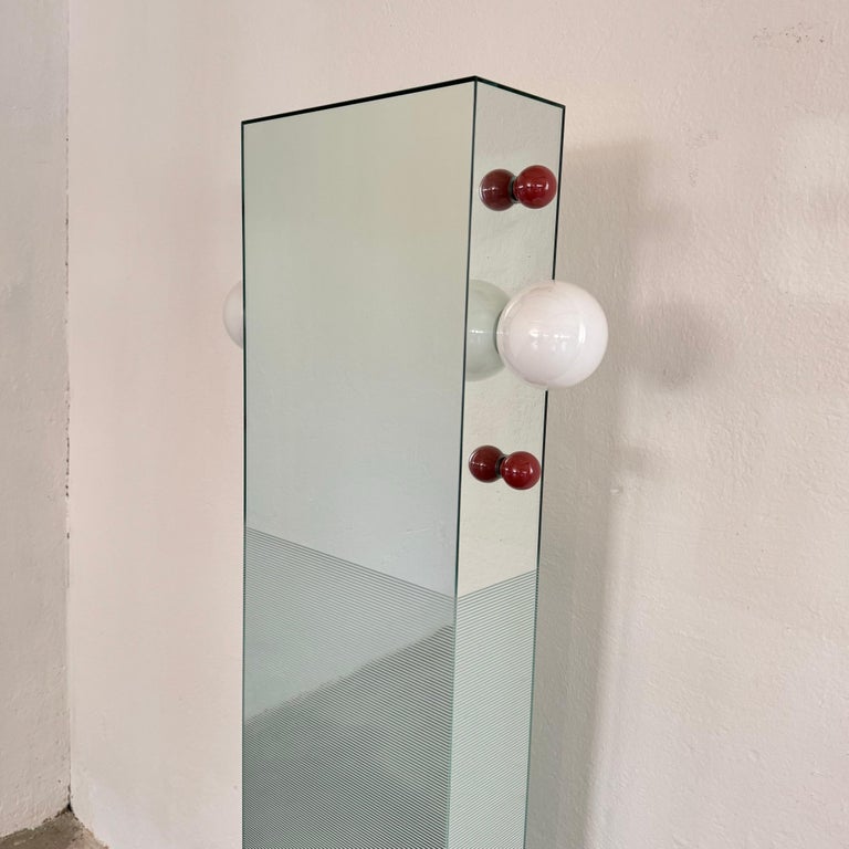 Contemporary "Shibam 2" Totem Mirror by Ettore Sottsass Jr. for Glas Italia