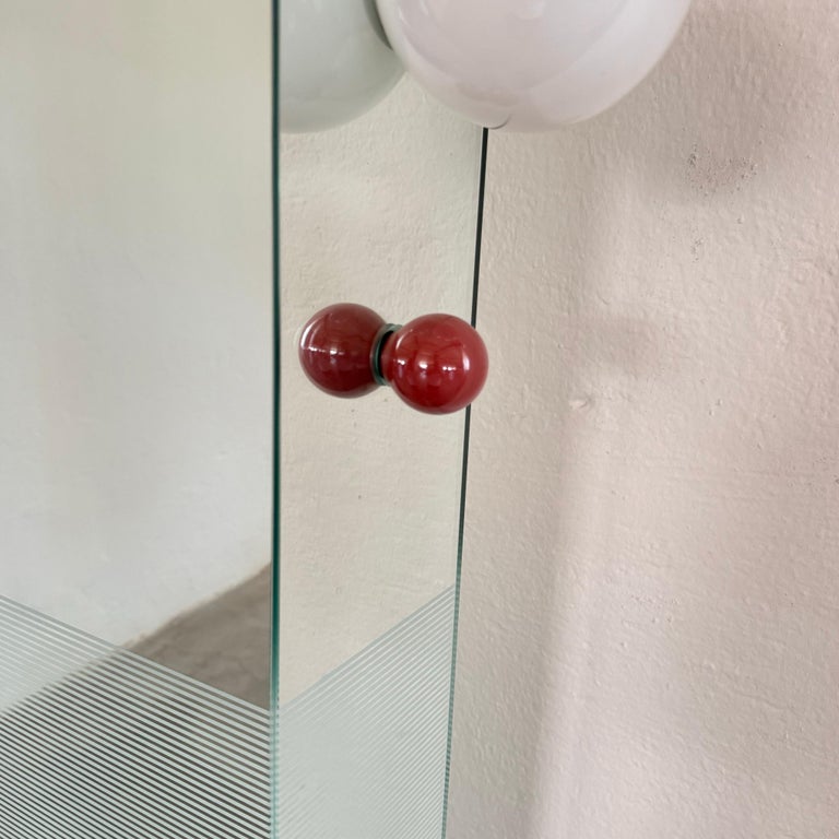 Contemporary "Shibam 2" Totem Mirror by Ettore Sottsass Jr. for Glas Italia