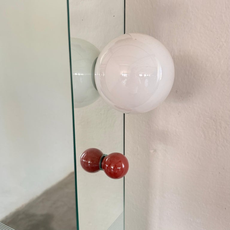 Contemporary "Shibam 2" Totem Mirror by Ettore Sottsass Jr. for Glas Italia
